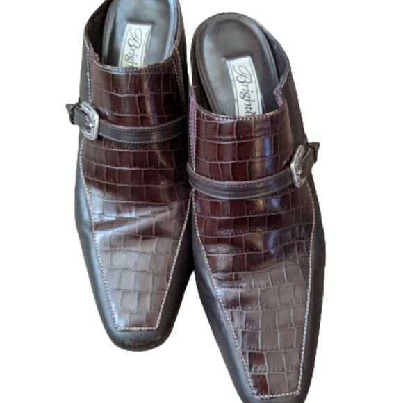 Brighton Tiana Leather Mules Sz 7 1/2 - Picture 7 of 13